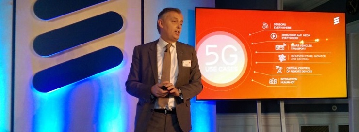 CTO Ulf Ewaldsson của Ericsson trình bày tại Mobile World Congress 2016