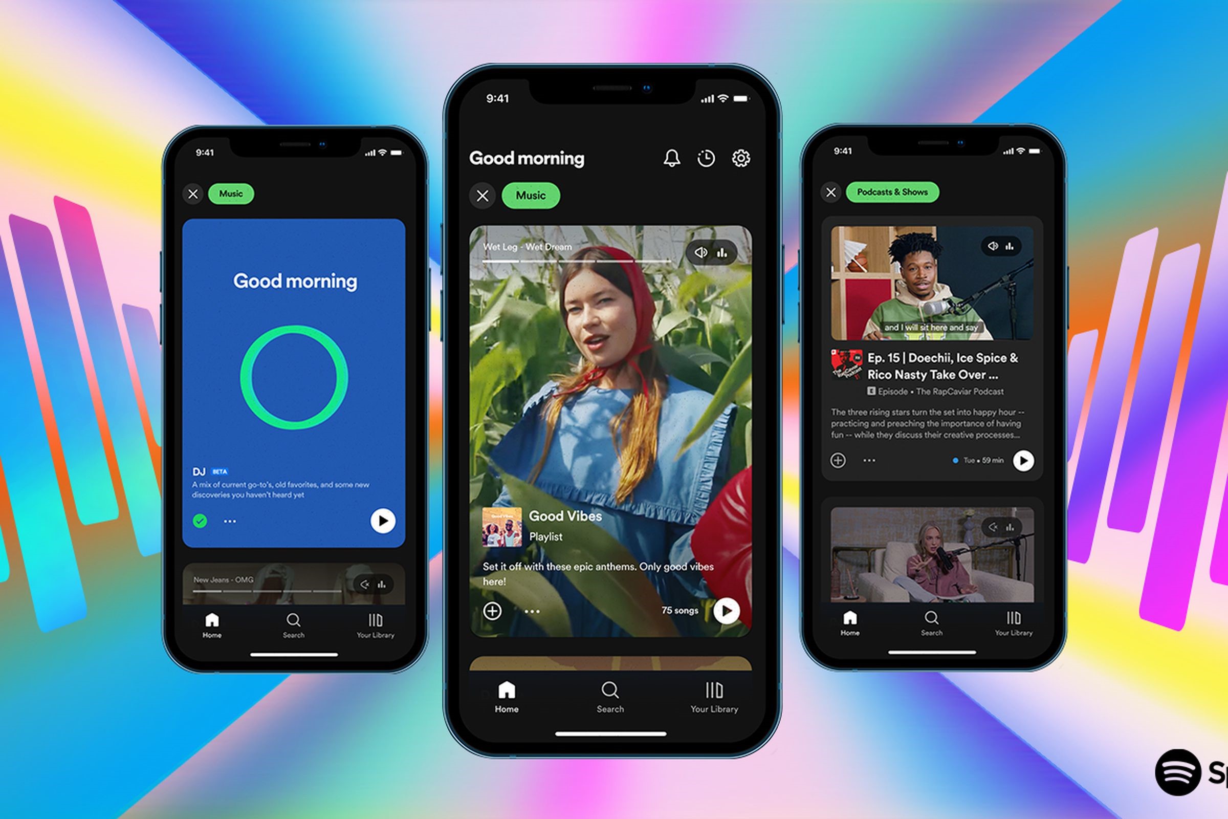 Thiết kế mới của Spotify