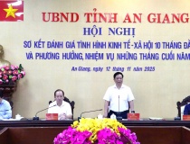 An Giang tăng tốc chuyển đổi số, đẩy mạnh CCHC, mở rộng an sinh trong 10 tháng đầu năm 2025
