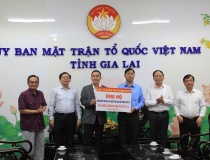 Nutifood ủng hộ 10 tỷ đồng hỗ trợ người dân gia lai bị ảnh hưởng bởi bão Kalmaegi