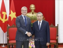 Tổng Bí thư Tô Lâm tiếp Giám đốc Tập đoàn A.P.Moller - Maersk