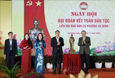 Tổng Bí thư Tô Lâm dự Ngày hội Đại đoàn kết dân tộc tại phường Ba Đình, Hà Nội