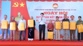 Chủ tịch nước Lương Cường dự Ngày hội Đại đoàn kết toàn dân tại Đà Nẵng