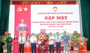 Xã Ứng Thiên: Phát huy tinh thần đại đoàn kết, hoàn thành tốt nhiệm vụ sau sắp xếp đơn vị hành chính