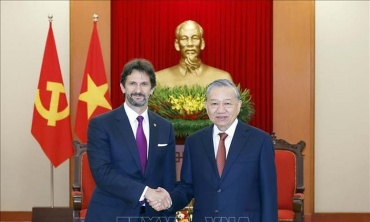 Tổng Bí thư Tô Lâm tiếp Phó Thủ tướng, Bộ trưởng Quốc phòng Slovakia