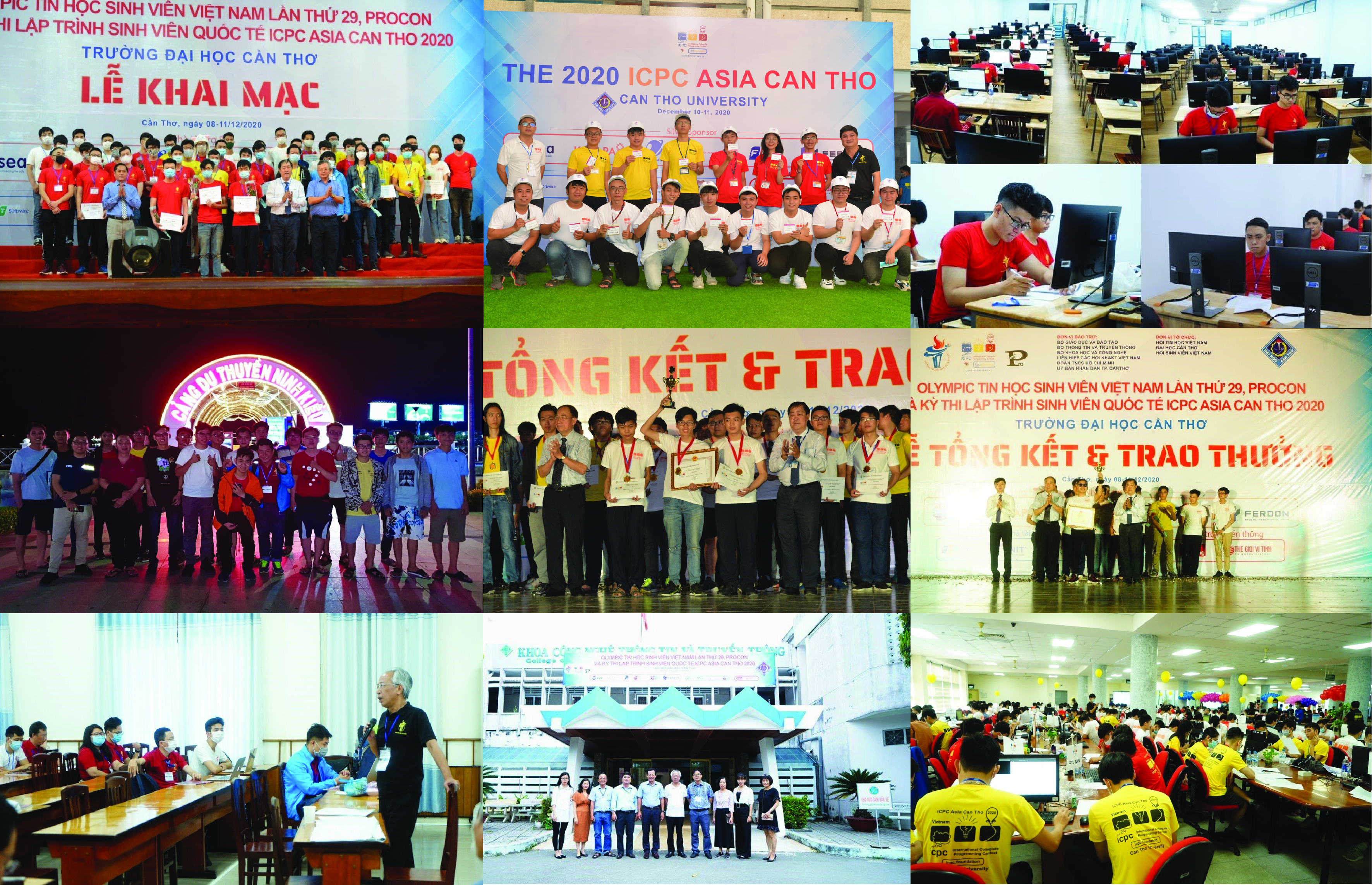 Toàn cảnh kỳ thi Olympic Tin học Sinh viên Việt Nam lần thứ 29 (OLP’20), PROCON 2020 và Kỳ thi lập trình sinh viên Quốc tế ICPC Asia Can Tho