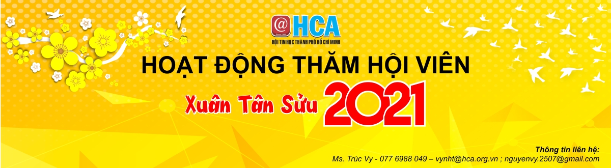 Hội Tin học TP.Hồ Chí Minh tổ chức thăm hội viên - Mừng xuân Tân Sửu 2021