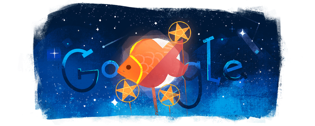 Google Doodle mừng Tết Trung Thu với hình ảnh lồng đèn cá chép và ông sao