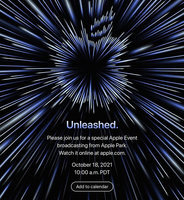 Apple công bố sự kiện 'Unleashed' diễn ra vào ngày 18/10