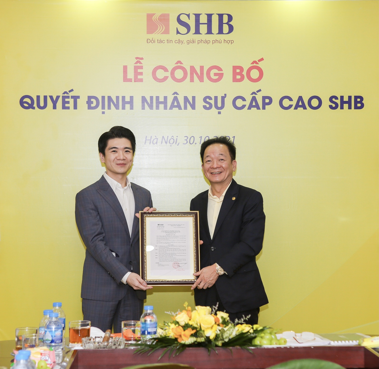  SHB bổ nhiệm ông Đỗ Quang Vinh làm Phó Tổng Giám đốc 