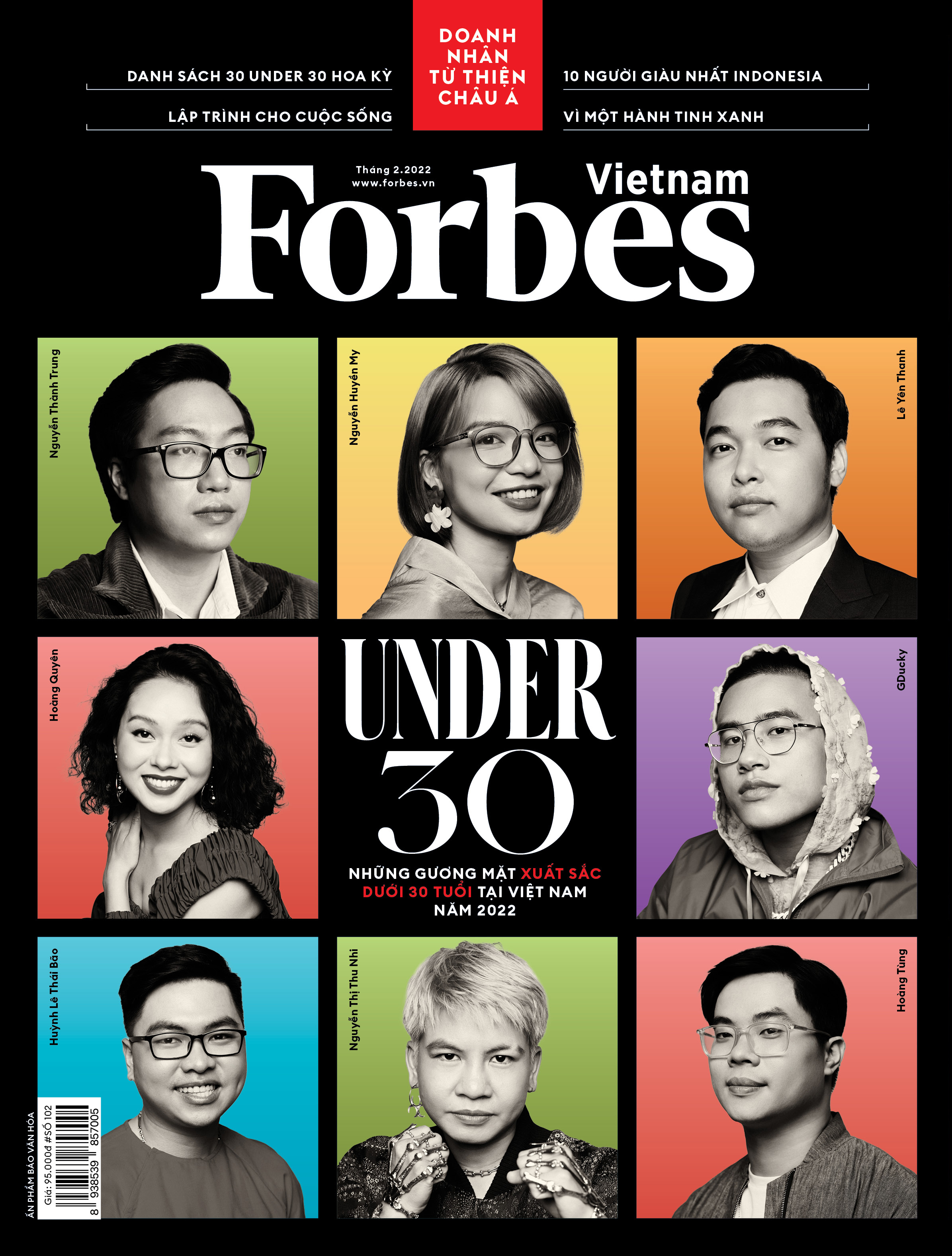 Forbes VN vừa công bố những gương mặt xuất sắc dưới 30 tuổi tại Việt Nam
