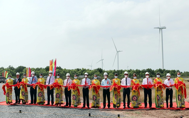 Khánh thành thêm hai nhà máy điện gió tại Sóc Trăng