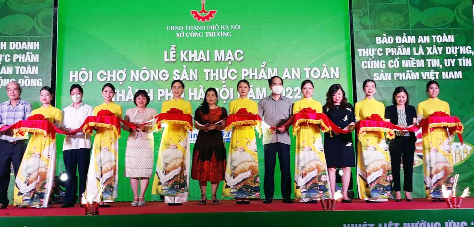 Sở Công Thương Hà Nội tổ chức “Hội chợ nông sản thực phẩm an toàn TP Hà Nội năm 2022”