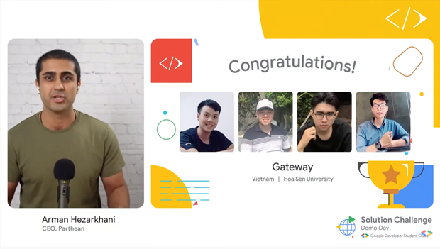 Sinh viên Việt Nam đứng đầu cuộc thi Solution Challenge 2022 của Google