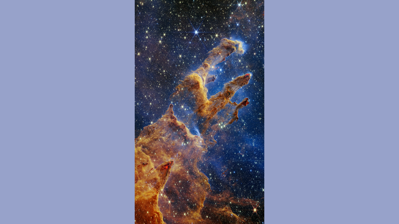 NASA: Kính viễn vọng James Webb chụp được hình ảnh sắc nét của “Cột trụ của tạo hoá”