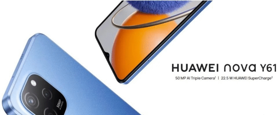 Huawei ra mắt Huawei Nova Y61 có pin 5.000 mAh