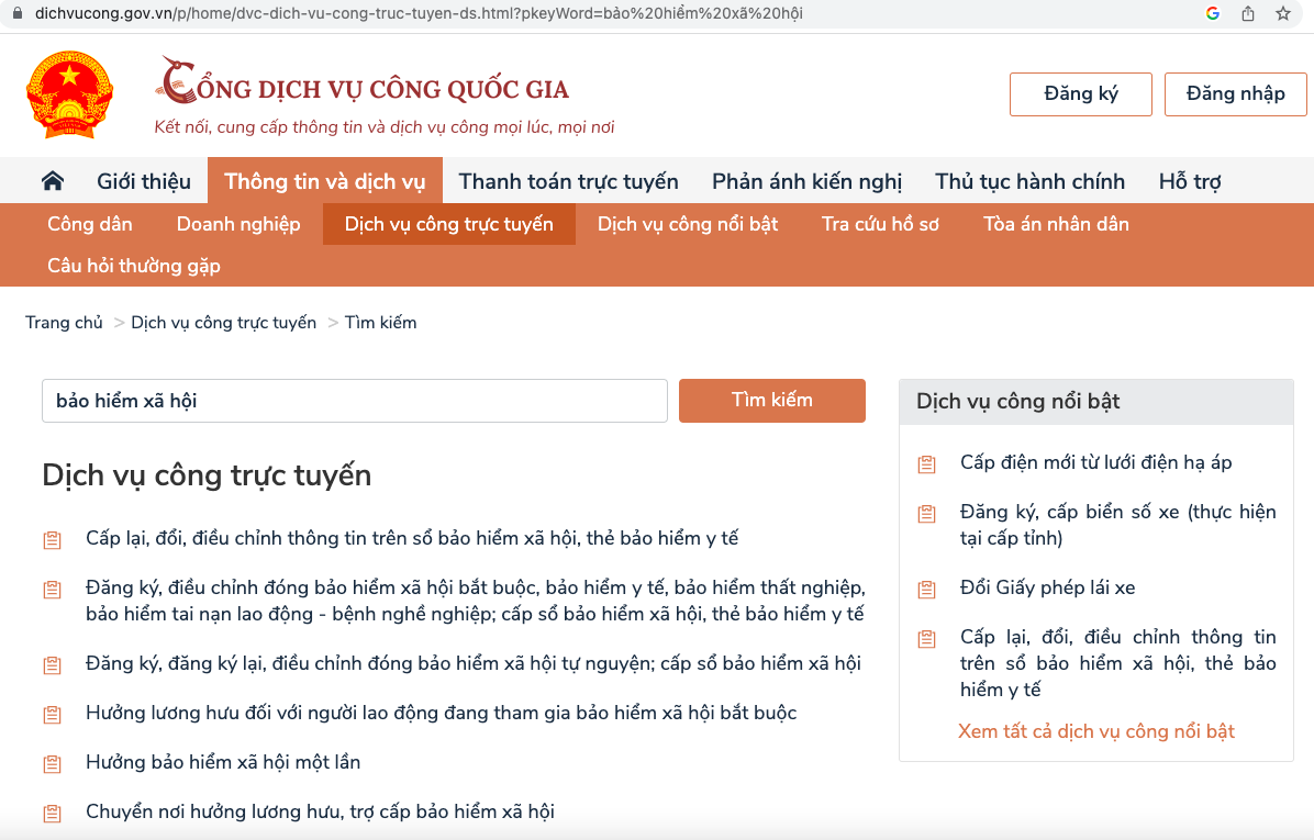 Quy trình giải quyết hưởng BHXH một lần áp dụng thí điểm xác thực qua chữ ký số