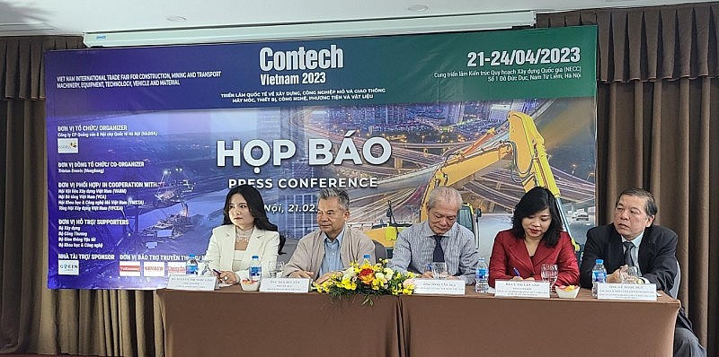Hàng trăm gian hàng giới thiệu công nghệ xây dựng, công nghiệp mỏ hội tụ tại triển lãm quốc tế Contech Vietnam 2023