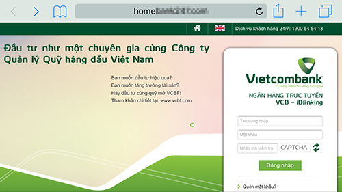 Cảnh báo website giả mạo các ngân hàng