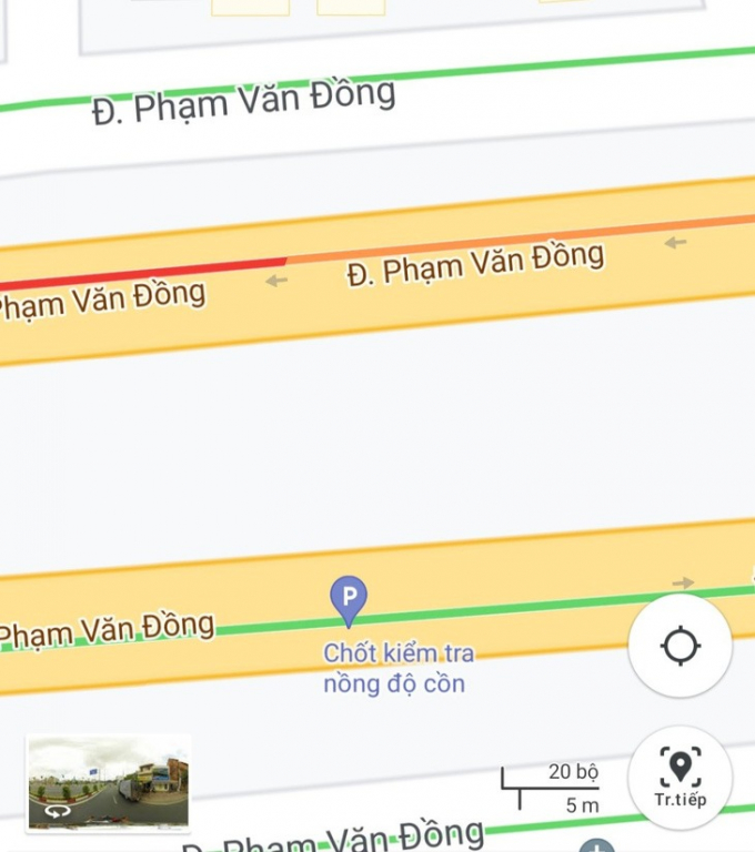 Google Maps cập nhật chốt đo nồng độ cồn