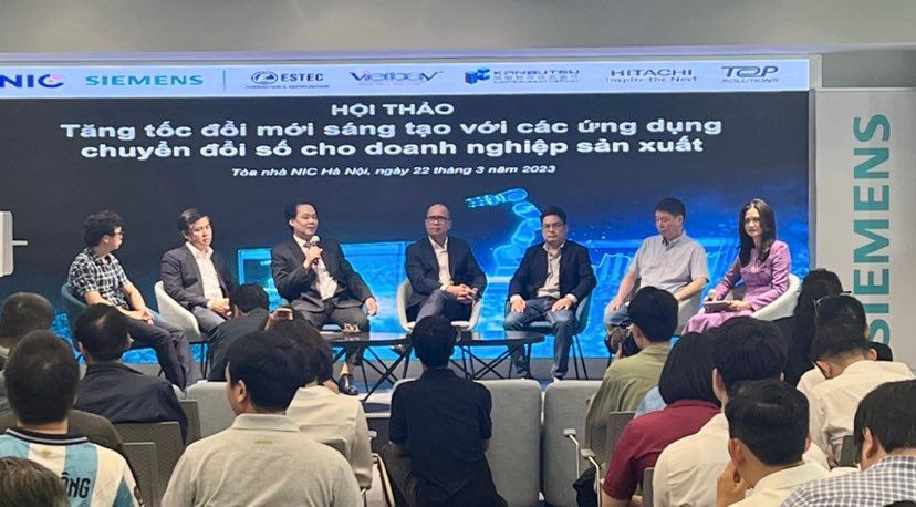 Ứng dụng, đổi mới sáng tạo chuyển đổi số cho doanh nghiệp sản xuất