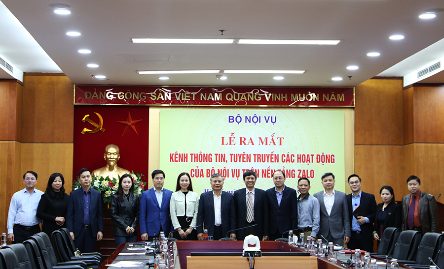 Ra mắt Kênh thông tin, tuyên truyền trên Nền tảng Zalo của Bộ Nội vụ