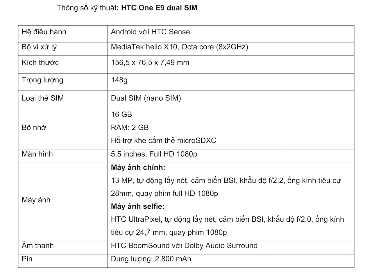 [TSKT] HTC One E9 dual sim (1)