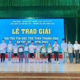 Thanh Hóa: 5 thí sinh xuất sắc giành giải nhất trong Hội thi Tin học trẻ toàn tỉnh lần thứ XXVI - năm 2023