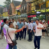 Vĩnh Phúc: Thị trấn Tam Đảo thí điểm tuyến phố đi bộ
