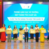 Tổng kết và trao giải cuộc thi tài năng tin học trẻ quốc tế - Thành phố Hà Nội
