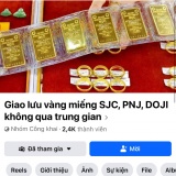 Rủi ro lớn khi giao dịch tại 'chợ vàng online'