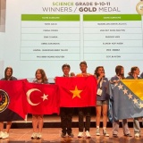 Việt Nam đạt thành tích xuất sắc tại Olympic STEM quốc tế