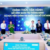 Khai trương 'Mô hình quản trị thông minh Học viện Chính trị quốc gia Hồ Chí Minh'