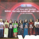 Vinh danh 12 Giải thưởng sáng tạo nội dung số Việt Nam 2024