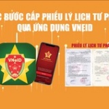 Infographics: Các bước cấp lý lịch tư pháp qua ứng dụng VNeID