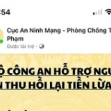 Trang thông tin tên cơ quan công an giúp lấy lại tiền lừa đảo đều là mạo danh