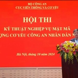 Hội thi Kỹ thuật nghiệp vụ mật mã lực lượng Cơ yếu Công an nhân dân năm 2024