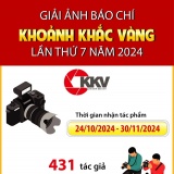 Giải ảnh báo chí Khoảnh Khắc Vàng lần thứ 7 năm 2024