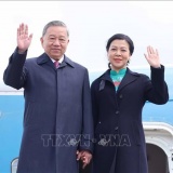 Tổng Bí thư Tô Lâm và Phu nhân bắt đầu thăm cấp Nhà nước Cộng hòa Belarus