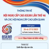 Thông tin về Hội nghị Cấp cao ASEAN lần thứ 46 và các Hội nghị Cấp cao liên quan