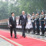 Chủ tịch nước Lương Cường chủ trì lễ đón chính thức Tổng thống Hungary