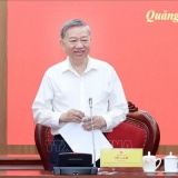 Tổng Bí thư Tô Lâm làm việc với Ban Thường vụ Tỉnh ủy Quảng Bình và Quảng Trị