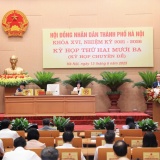 Sáng nay, khai mạc kỳ họp thứ 24 Hội đồng nhân dân Thành phố khóa XVI