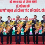Phân công nhiệm vụ ban lãnh đạo Bộ Khoa học và Công nghệ