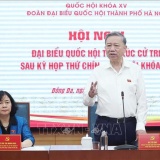 Tổng Bí thư Tô Lâm tiếp xúc cử tri Hà Nội sau Kỳ họp thứ 9, Quốc hội khóa XV