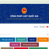 Người dân được khai thác thông tin miễn phí trên Cổng Pháp luật quốc gia