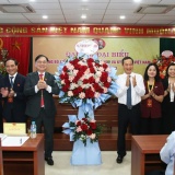 Phó Bí thư Đảng ủy MTTQ, các đoàn thể Trung ương Nguyễn Thái Học dự Đại hội Đảng bộ Liên hiệp các Hội Khoa học và Kỹ thuật Việt Nam