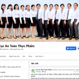 Phát hiện trang mạo danh Cục An toàn thực phẩm trên mạng xã hội