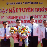 Khen thưởng 100 triệu đồng cho học sinh đoạt HCV Olympic Tin học Quốc tế