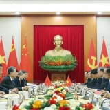 Tổng Bí thư Tô Lâm tiếp Ủy viên Trưởng Nhân đại toàn quốc Trung Quốc Triệu Lạc Tế